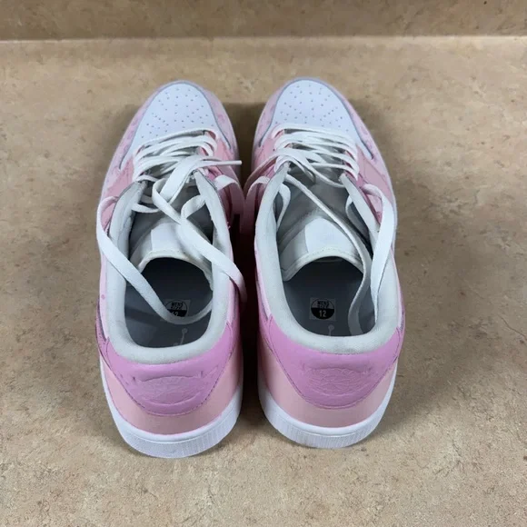Nike Men's Low-Top Sneakers in Pink and White - Picture 3 of 12